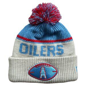 New Era NFL Houston Oilers Tennessee Titans Throwback Retro Beanie Size M/L